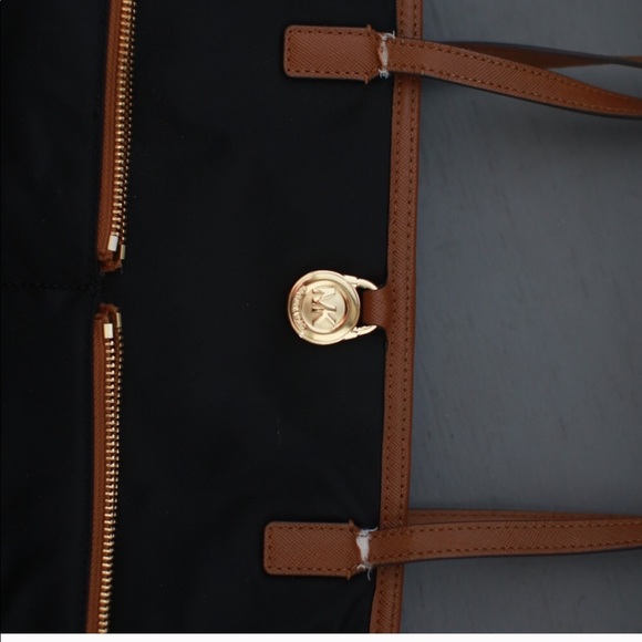 Michael Kors black and brown purse - Picture 3 of 8